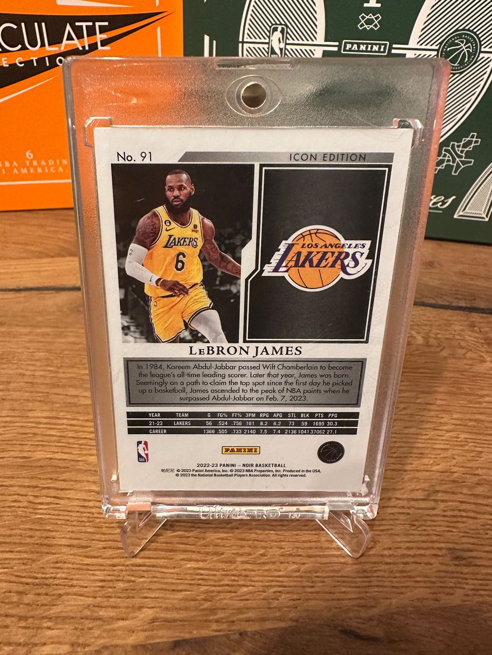 Nba Carte collezionabili: LeBron James Noir /49 – Usato da Vullierens venduto da Gaara04 1