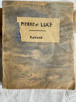 PIERRE ET LUCE, Rolland,  Romain, Librairie Ollendorff, 1918