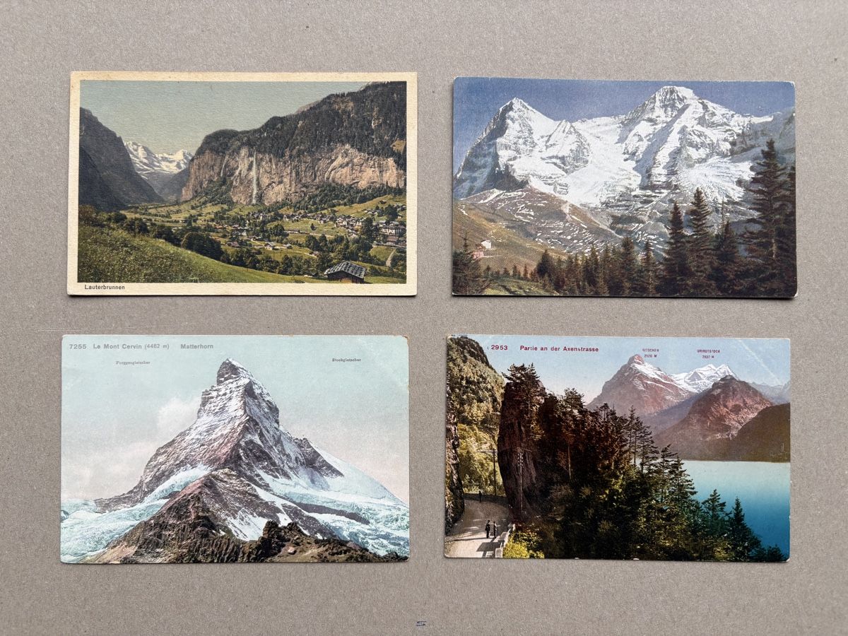 Ansichtskarten: Diverse Ansichtskarten Schweiz – Gebraucht aus Au ZH von Samson84