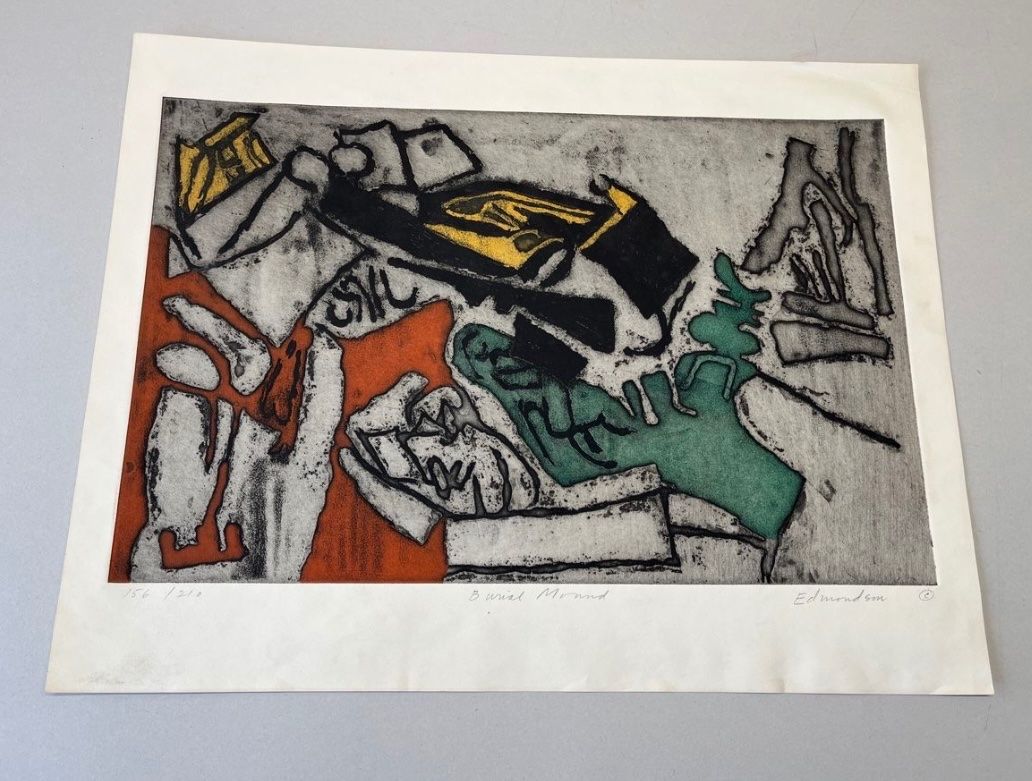 Grafica & Litografie: Leonard Edmonson, handsigniert, nummeriert – Usato da Rain venduto da Pic-Ass 1