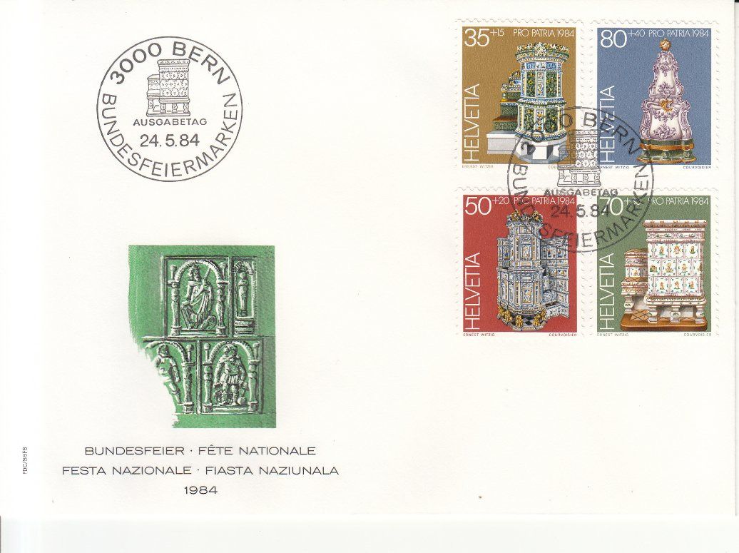 Tutti i francobolli: SBK B202 - B205 FDC – Usato da Bürglen TG venduto da StampGraf