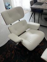 Lounge Chair in weiss, fertig montiert und abholbereit (neu)