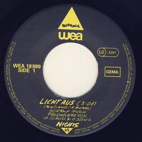 Dischi in vinile: Nichts – Licht Aus – Usato da steckborn venduto da veckot 2