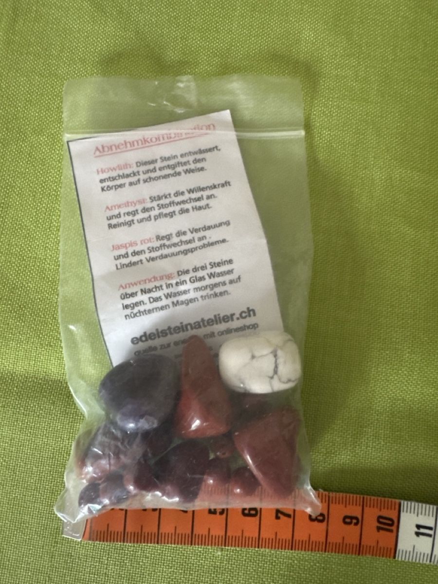 Minerali & Pietre curative: Heilsteine zum Abnehmen mit Anleitung – Nuovo (secondo la descrizione) da Oberhasli venduto da Lilientale