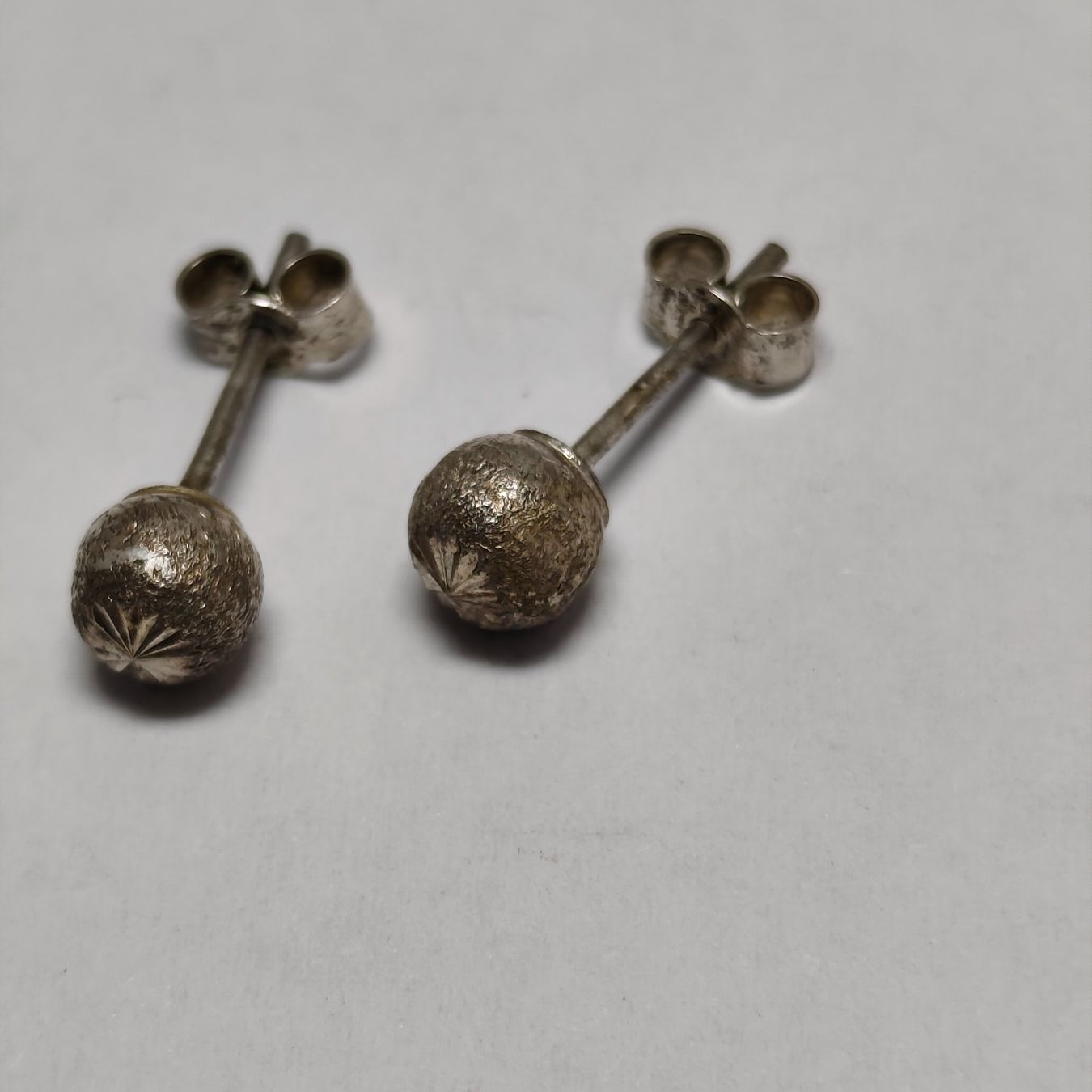 Orecchini pendenti & Orecchini a lobo: Vintage Silver silber Stud Earrings Boucles d'Oreilles #A4 – Usato da Châtelaine venduto da Tropic.Watch2 1