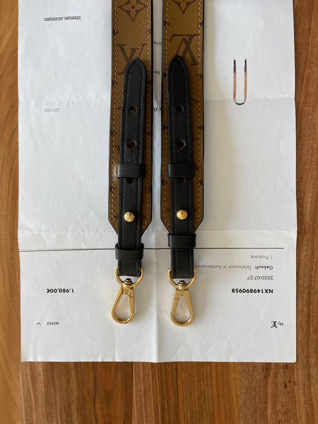 Louis Vuitton Altro in  Abbigliamento & Accessori: LOUIS VUITTON Monogram Reverse Schulterriemen - NP CHF 490 – Nuovo (secondo la descrizione) da Chur venduto da Hortensia03 2