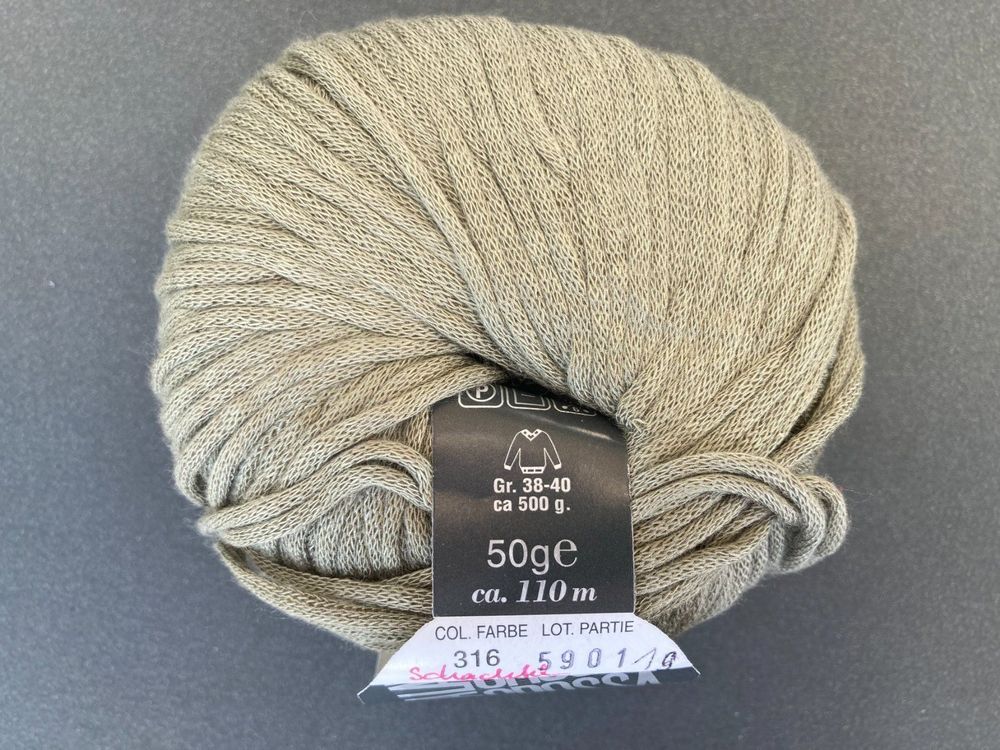 Yokota Dharma Sashiko-Garn - 5 Knäuel Traditionelles Japanisches Stickgarn (40m, Ungebleicht)