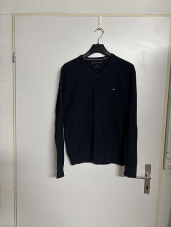 Herren Pullover Tommy Hilfiger dunkelblau Grösse L guter Zus