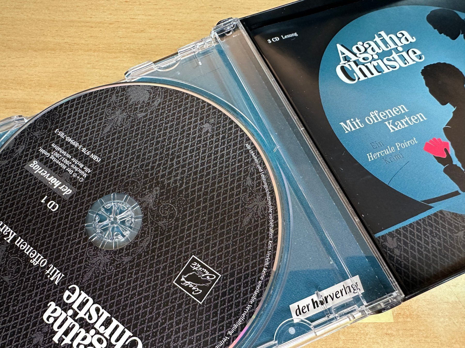 Hörbücher: Agatha Christie - Mit offenen Karten - 3 CD – Gebraucht aus Rikon im Tösstal von Alpenmutz 2