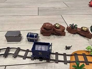 Playmobil Giocattoli: Playmobil : rails, rochers, wagonnet, accessoires – Usato da Grandson venduto da jcob 1