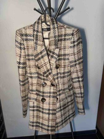 Zara Blazer kariert neuwertiger Zustand Grösse XS