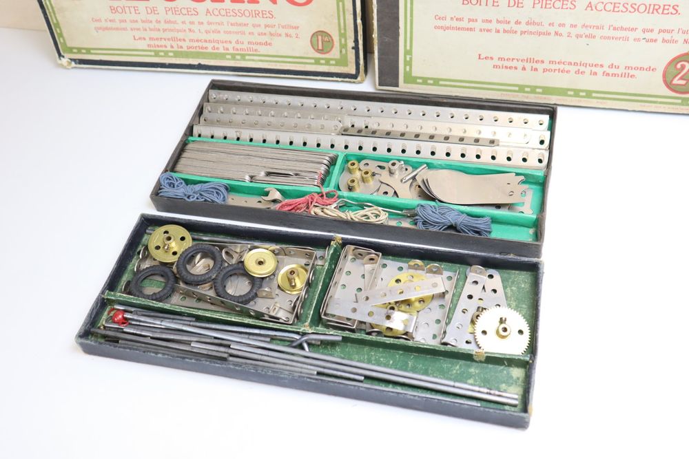 Manuel De Construction Meccano 2A, Daté De 1954, Jeu Vintage France, état D'occasion
