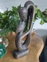 Holzskulptur afrikanische Stammeskunst Figur Handarbeit 