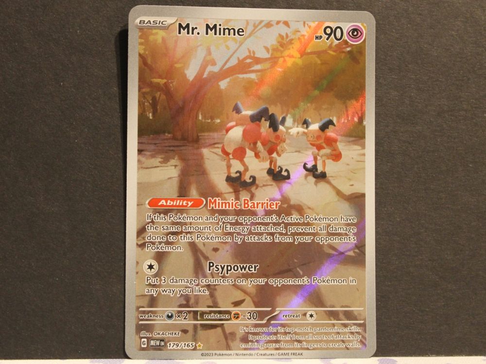Pokémon 151 Mr. Mime 179/165 EN (Neu (gemäss Beschreibung)) in Sarnen ...