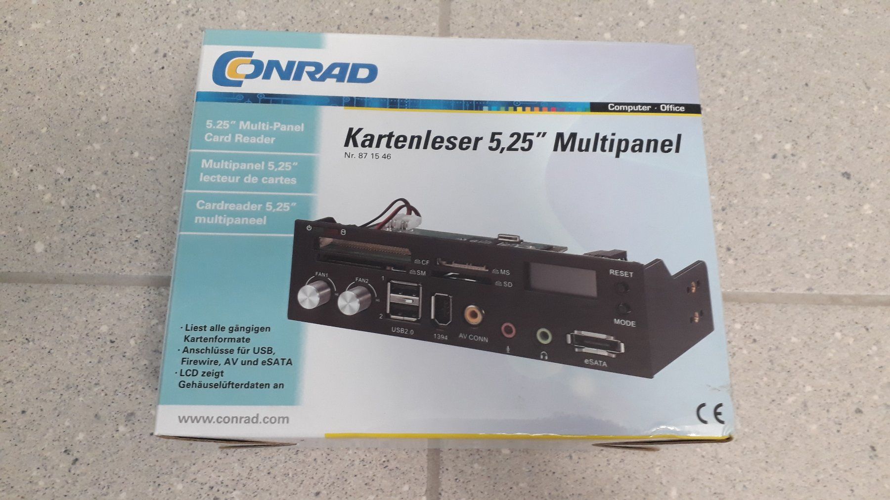 Kartenlesegeräte: Kartenleser 5.25 Multipanel – Neu und originalverpackt aus Stäfa von Supertramp73