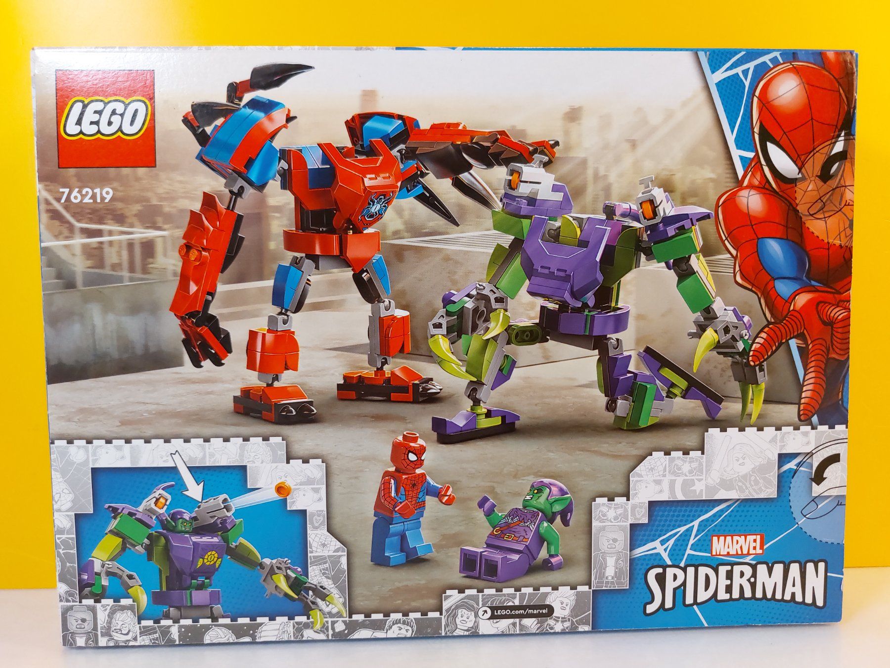 Lego Kit di costruzioni: LEGO Marvel 76219 Spider-Mans und Green Goblins Duell NEU – Nuovo e nell'imballaggio originale da St.Gallen venduto da TinasBauundSpiel 1