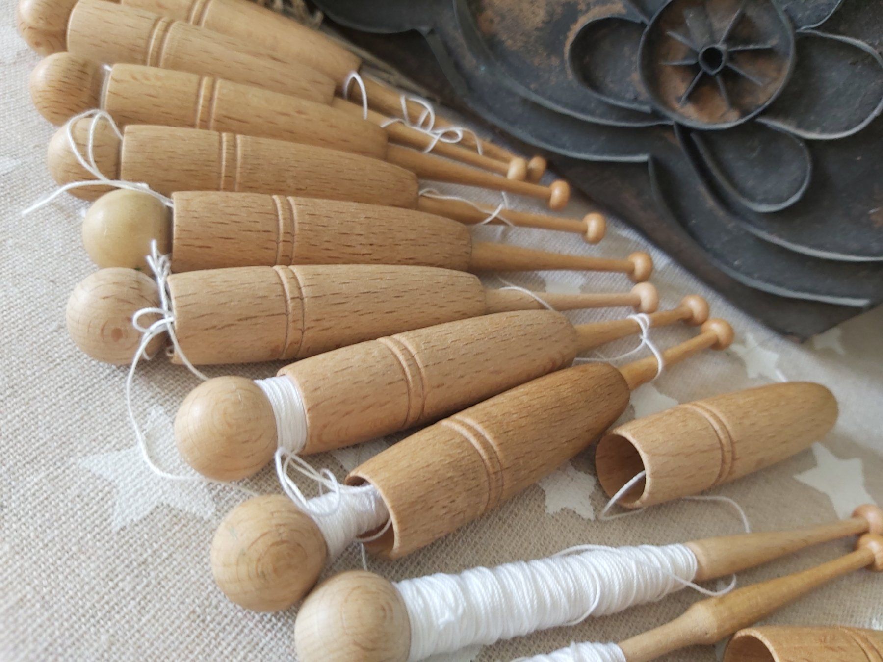 Kit bricolage: Klöppelstäbchen antik – Usato da Bern venduto da aronari 3