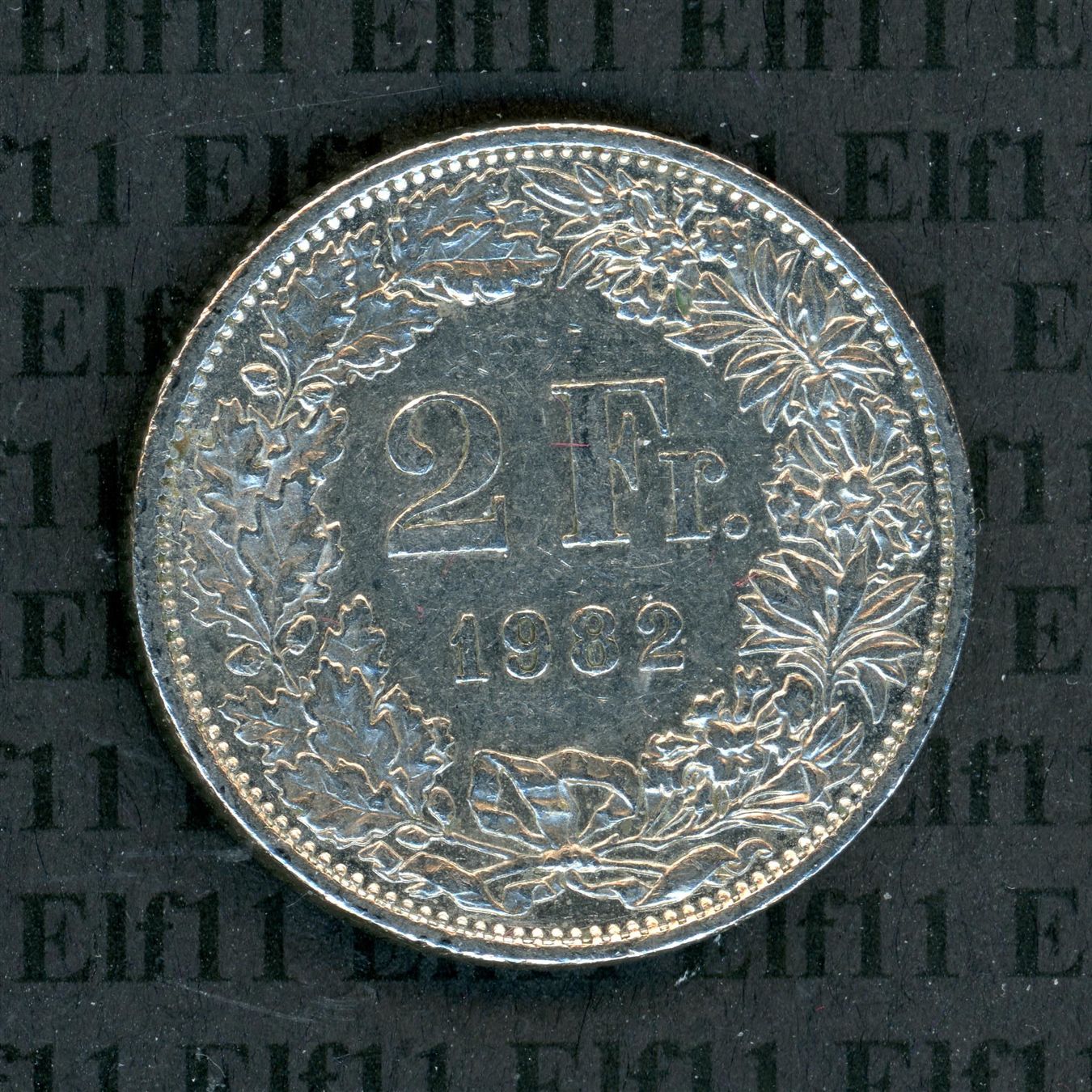 Tutti le monete: CHF___2.00 1982 -vz 2 Franken – Usato da Widnau venduto da Elf11