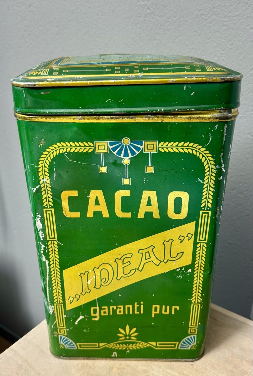 Barattoli: Antike Blechdose Cacao IDEAL Importdose – Usato da Rothrist venduto da Luckywinner