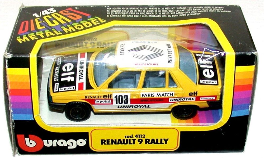 Renault R9 Rally BBURAGO 1:43 (Neu und originalverpackt) in für CHF 12 ...