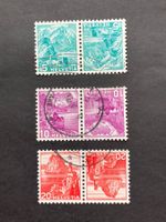 Schweiz 1936 Lot Kehrdrucke Landschaftsbilder gestempelt