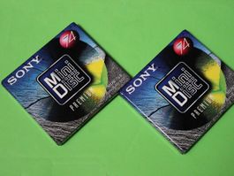 2 SONY Mini-Disc Premium 74 Minuten originalverpackt