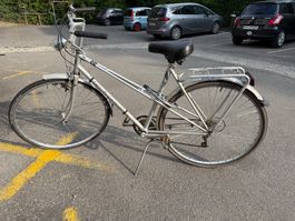 Fahrrad Kettler Alu silber gebraucht mit Gangschaltung</div>