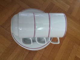 Kaffeetassen mit einem Teller, Langenthal
