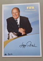 LG/ Original Autogrammkarte Sepp Blatter FIFA 2012