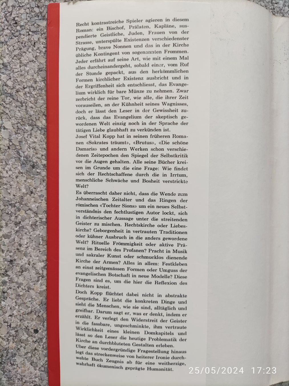 Libri: Josef Vital Kopp dieTochter Sions – Usato da Basel venduto da Alacant 2