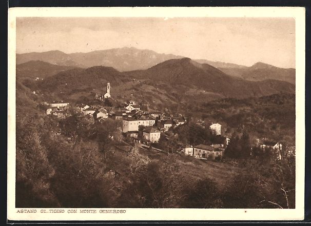 Ansichtskarten: AK Astano, Ct. Ticino con Monte Generoso – Gebraucht aus Berlin von bartko-reher