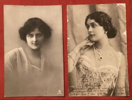 Antike Postkarten, Frauen, Theater, Kostüme, 1911+1905