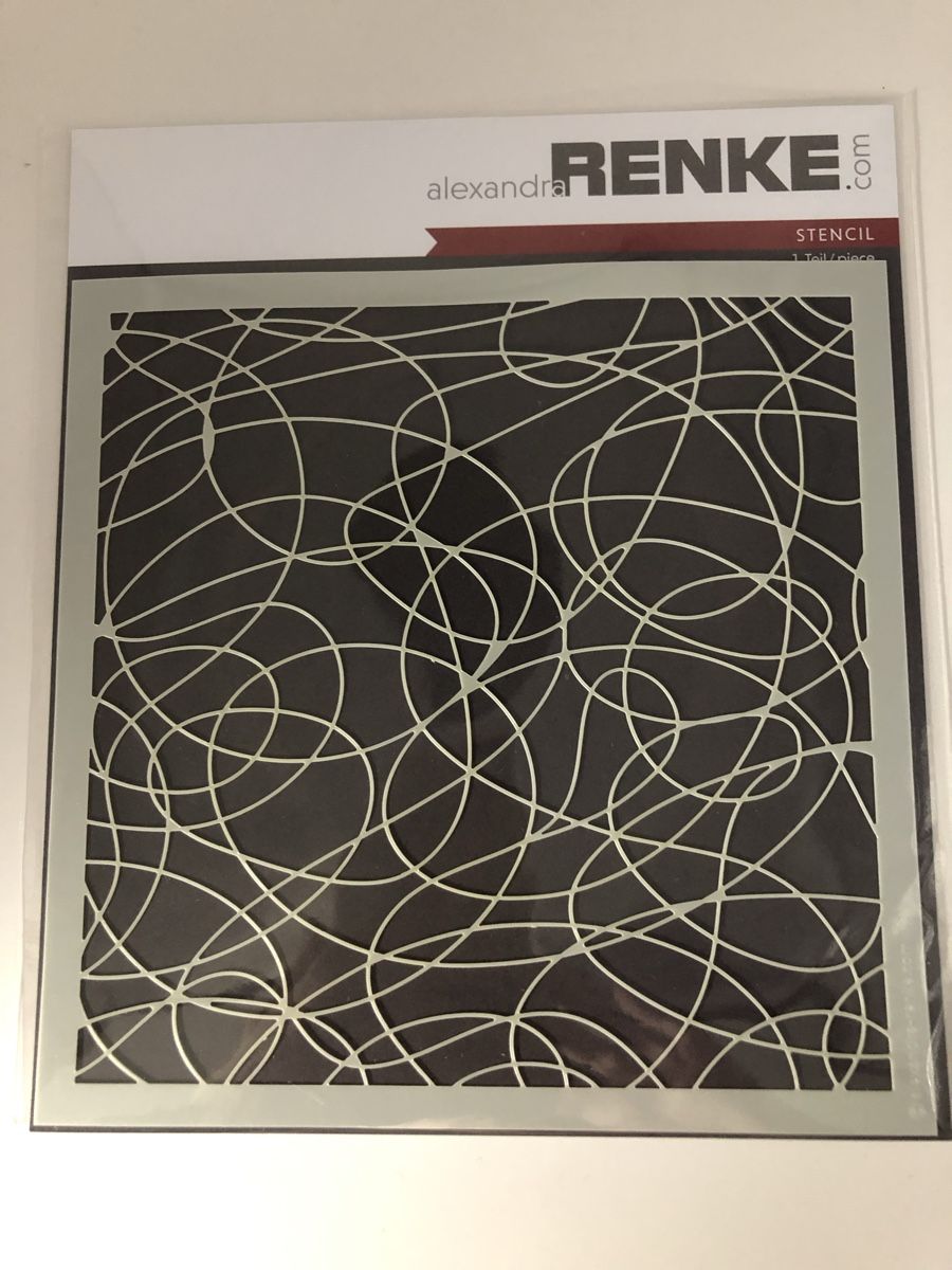 Schablonen: Schablone Chaos - Alexandra Renke – Neu und originalverpackt aus Binningen von Kellox