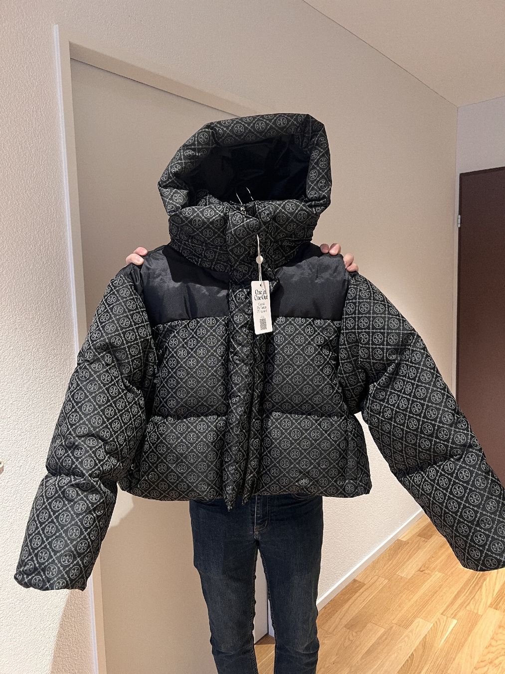 Tory Burch Giacche: Tory Burch size M- Quilted Jacquard Down Jacket – Nuovo e nell'imballaggio originale da Altdorf UR venduto da Swissglam 5