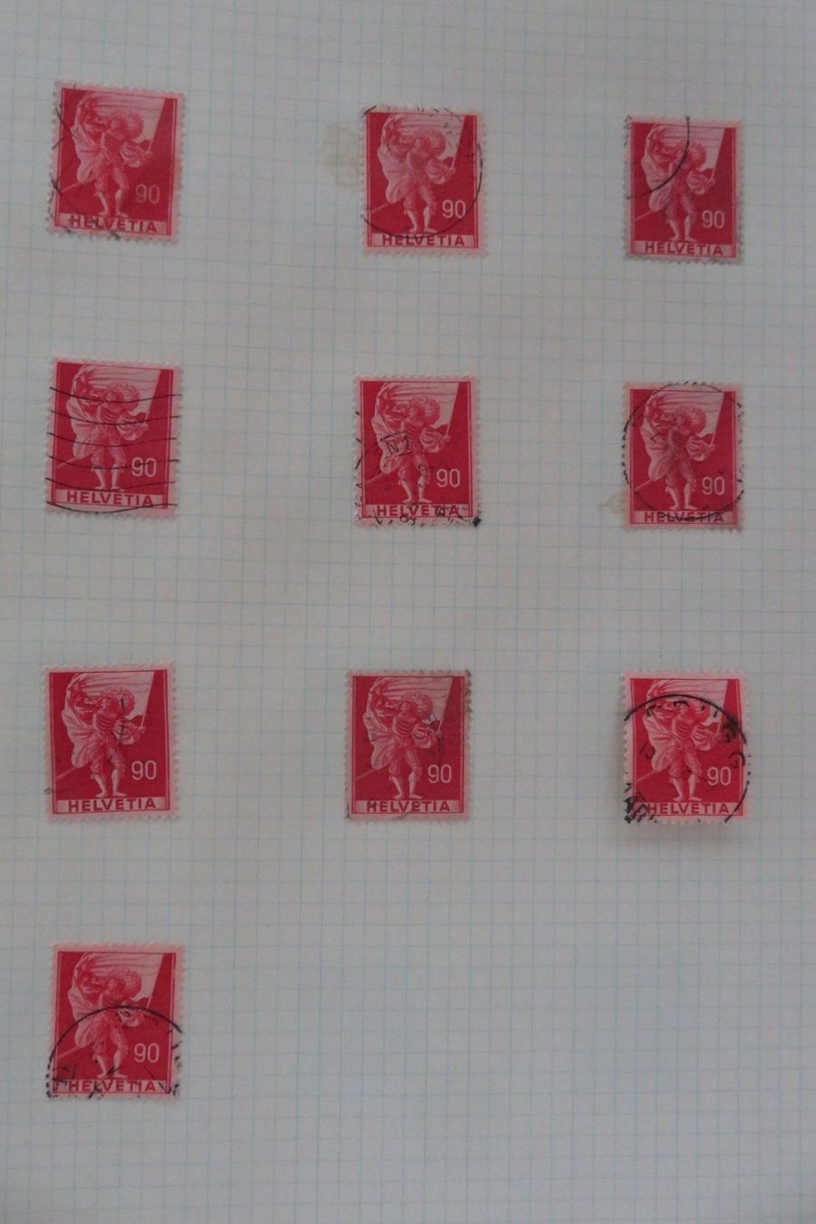 Tutti i francobolli: Briefmarken Schweiz+Sonstige ab 1902 – Usato da Wil ZH venduto da Tamagy 2