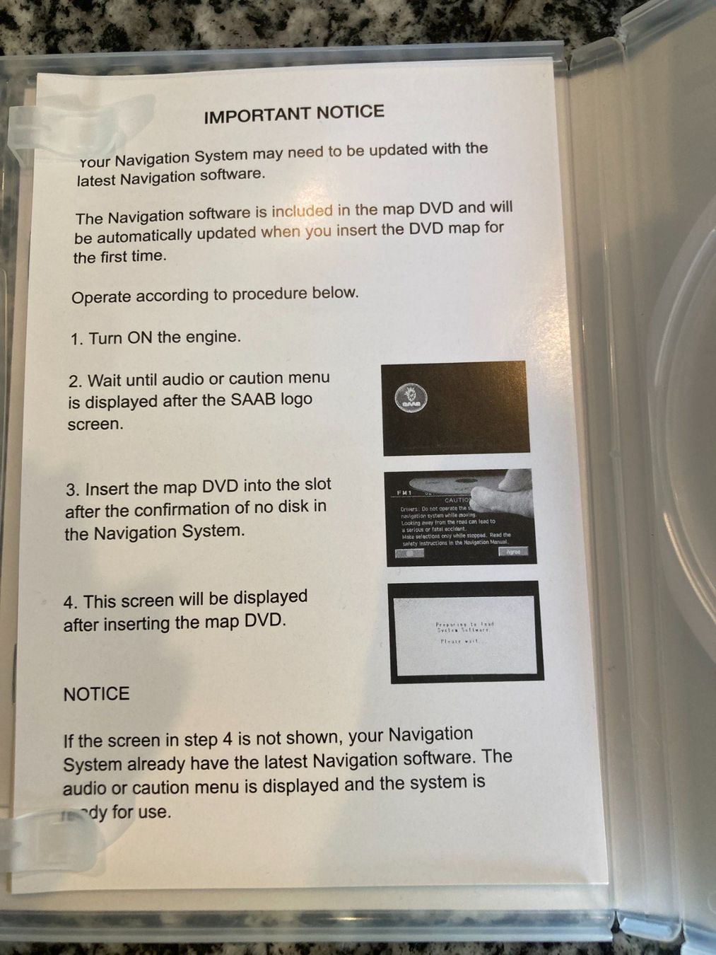 Tutti i DVDs: SAAB 95 Navigations DVD Box mit Anleitungen – Nuovo (secondo la descrizione) da Heimberg venduto da Mehrwertdienst 2