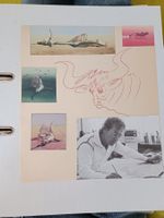 Hans Erni - original Zeichnung und Autogramm