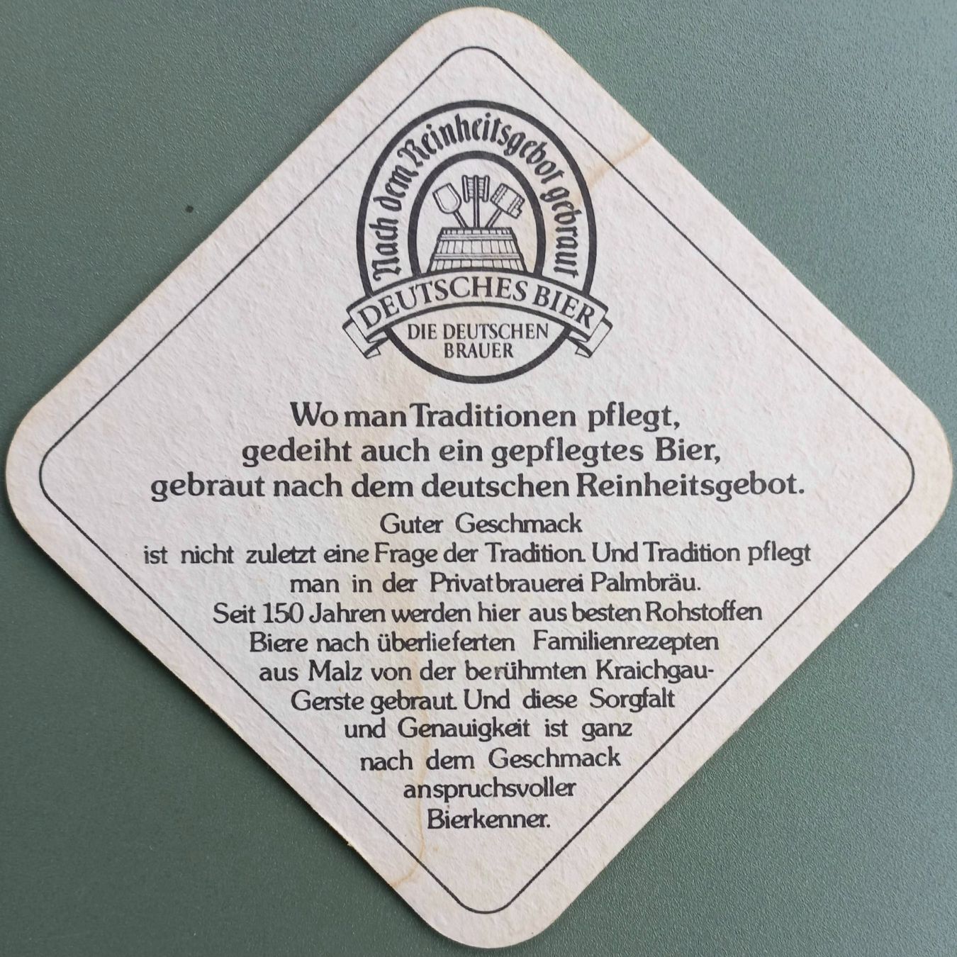 Sottobicchieri: Bierdeckel - Palm Bräu - D - 80er Jahre – Usato da Niederuzwil venduto da lubimaja 1