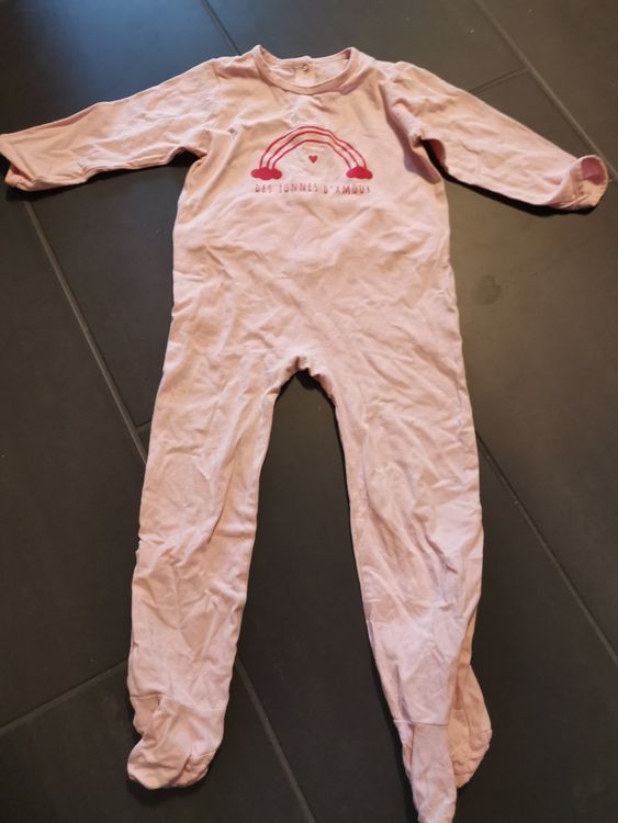 Pyjama B❤️ En Coton Lilas Avec Inscription "Love" Sur La Poitrine - Taille 38/40, Neuf Avec étiquettes