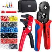 Crimpzangen Aderendhülsen Set mit 1200 pcs