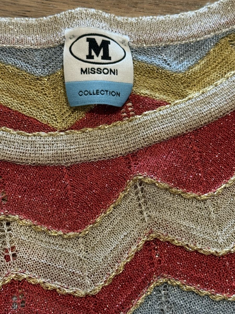 Missoni Top: Missoni Strickshirt mit Zickzackmuster Grösse S – Usato da Ottenbach venduto da Suni_82 2