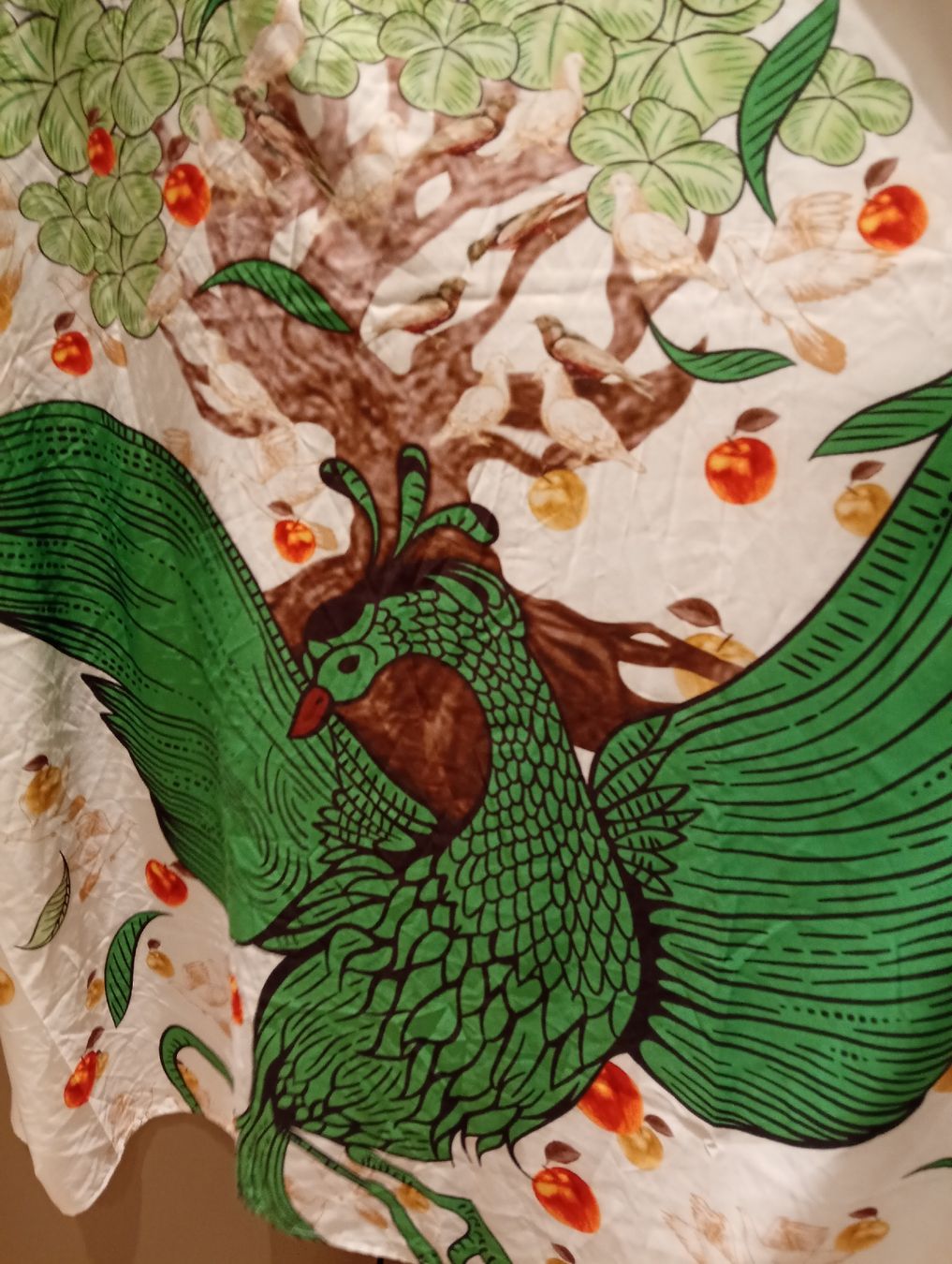 Internationale Kunst: 2 Kimonos dessins oiseaux vert/Bleu  – Neu (gemäss Beschreibung) aus Paradiso von NCLaurence 2