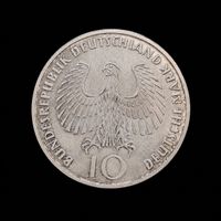 10 DEUTSCHE MARK – JEUX OLYMPIQUES DE MUNICH 1972 – ARGENT