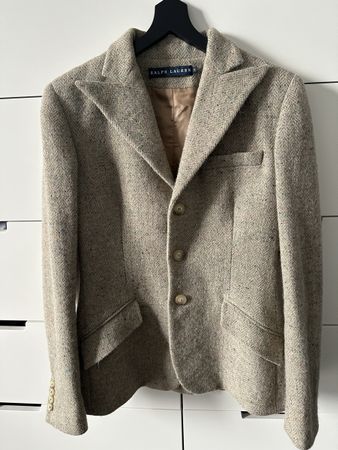 Ralph Lauren Wool Blazer Herringbone, Size 6/36