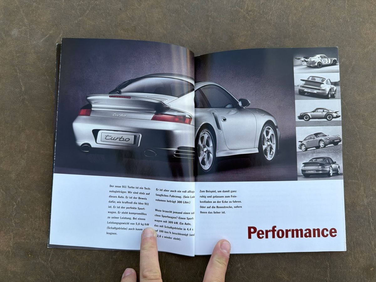 Porsche Documenti: Prospekt: Porsche 996 Turbo - deutsch – Usato da Wolfwil venduto da Rolex1 2