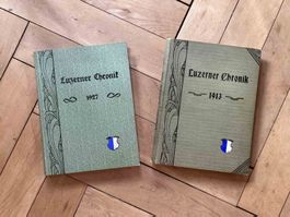 Luzerner Chronik (Belage Tagblatt) Jg. 1912 & 1927