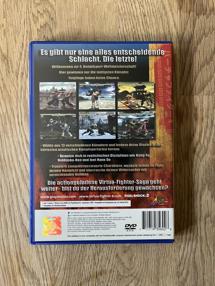 Giochi: Virtua Fighter 4 - PS2 - Top Zustand – Usato da Baden venduto da tob_t8gw 1
