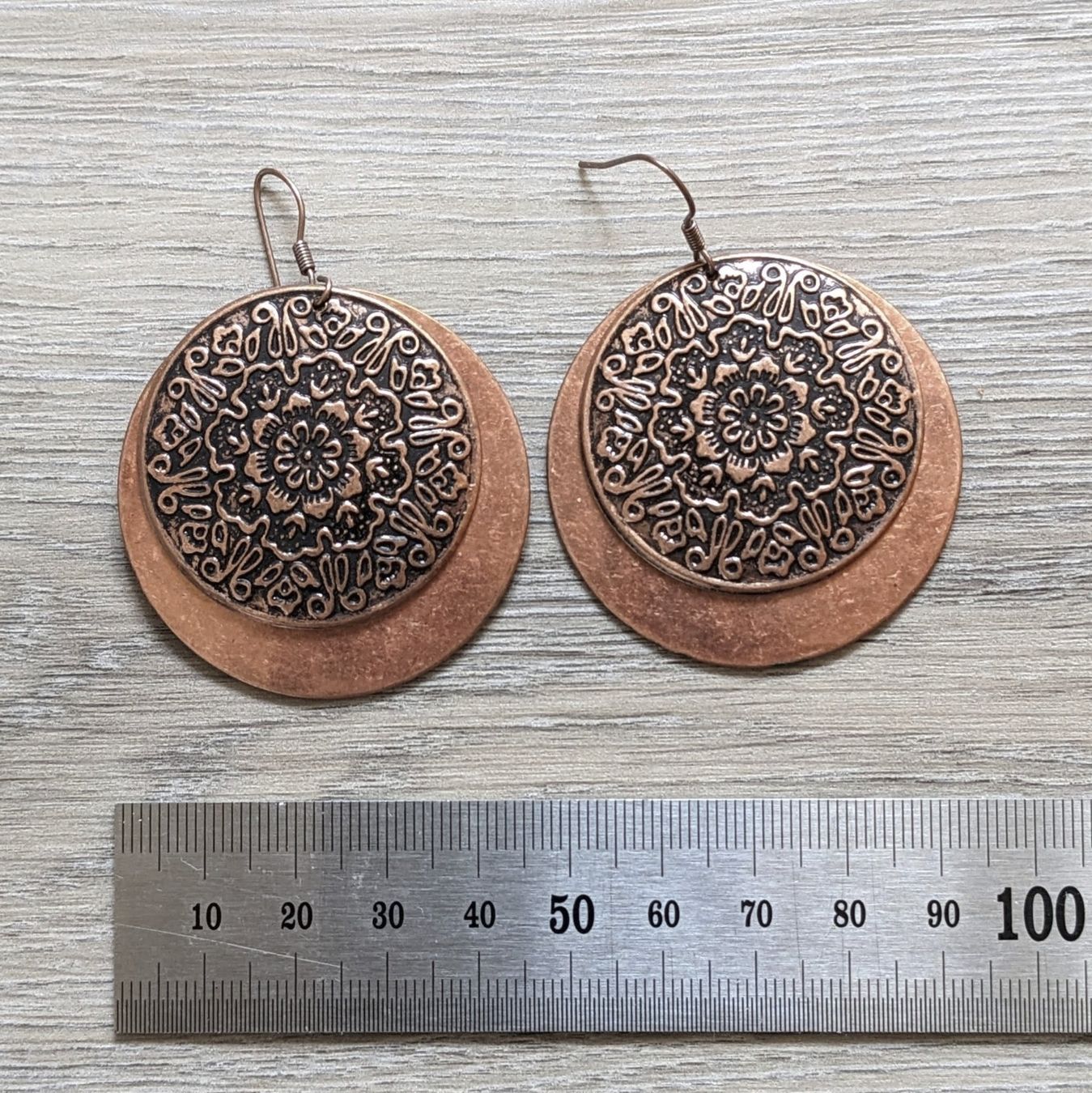 Orecchini pendenti & Orecchini a lobo: Boucles d'oreilles cuivre – Usato da Orsieres venduto da IndianaJones50a 1