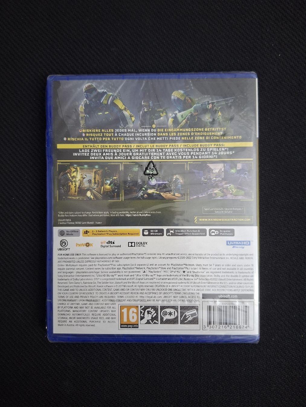 Sony Spiele: Rainbow Six Extraction Verpackt ab 1.- NEU – Neu und originalverpackt aus Herzogenbuchsee von Josh-58 1