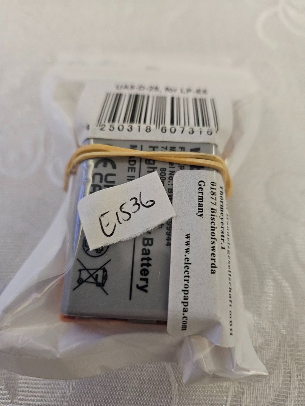 Akkus: Batterie pour Canon EOS 1000D EOS 500D EOS 450D EOS LP-E5 – Neu und originalverpackt aus Valentigney von OrigineProd